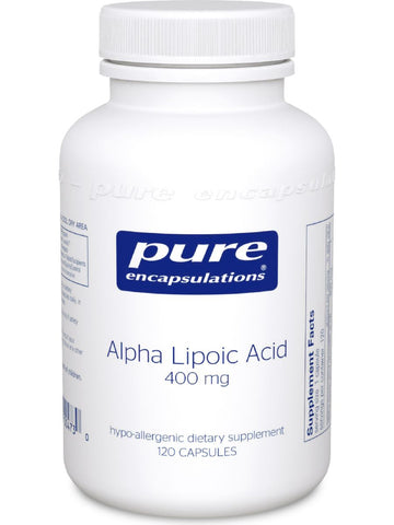 Pure Encapsulations, Alpha Lipoic Acid, 400 mg, 120 vcaps