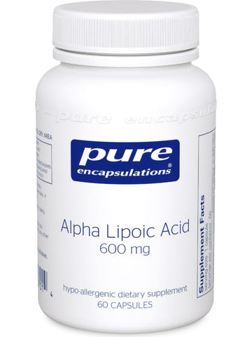 Pure Encapsulations, Alpha Lipoic Acid, 600 mg, 60 vcaps