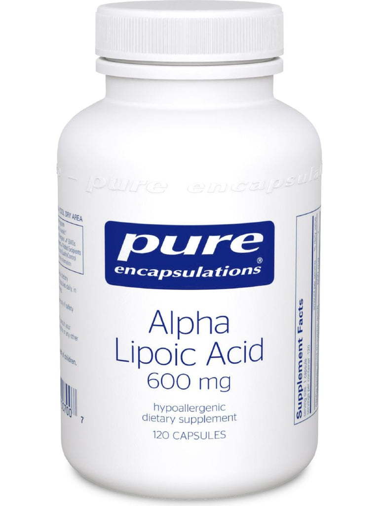 Pure Encapsulations, Alpha Lipoic Acid, 600 mg, 120 vcaps