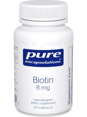 Pure Encapsulations, Biotin, 8 mg, 120 vcaps