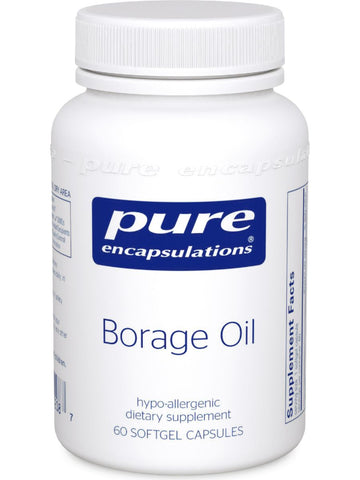 Pure Encapsulations, Borage Oil, 60 gels