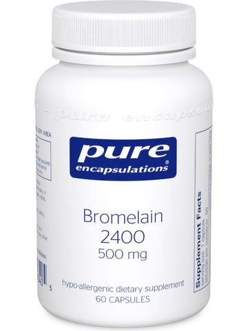 Pure Encapsulations, Bromelain 2400, 500 mg, 60 vcaps