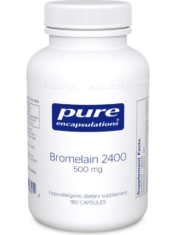Pure Encapsulations, Bromelain 2400, 500 mg, 180 vcaps