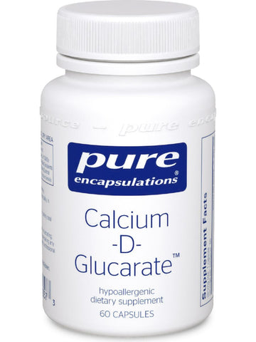 Pure Encapsulations, Calcium-d-Glucarate, 500 mg, 60 vcaps