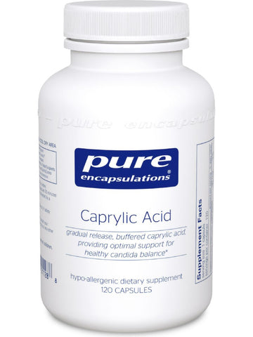 Pure Encapsulations, Caprylic Acid, 120 vcaps
