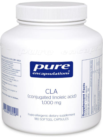 Pure Encapsulations, CLA, 1000 mg, 180 gels