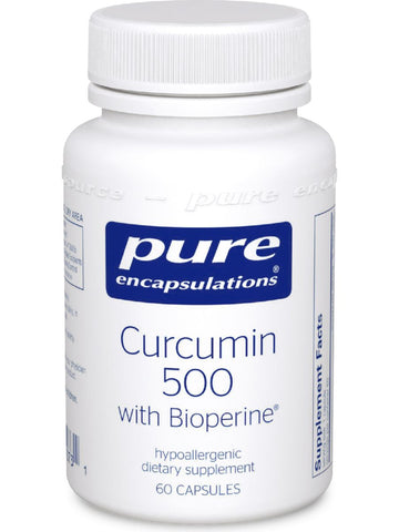 Pure Encapsulations, Curcumin 500 with Bioperine, 60 vcaps