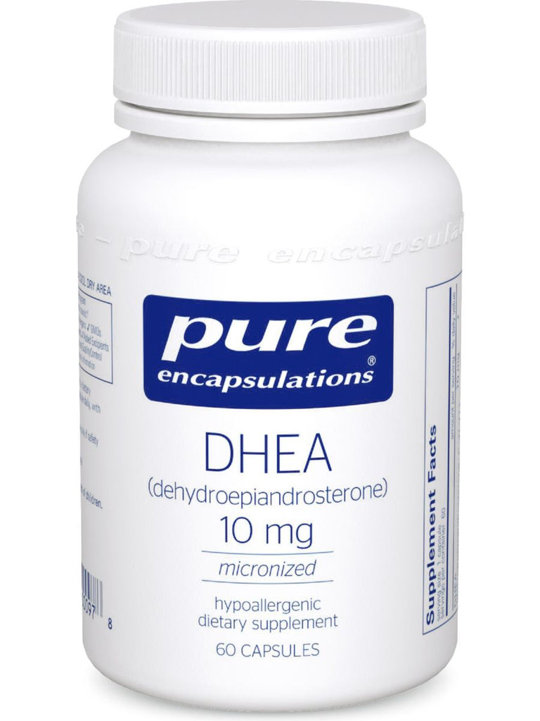 Pure Encapsulations, DHEA (micronized), 10 mg, 60 vcaps