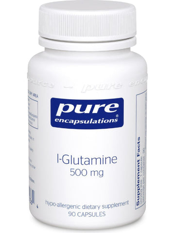 Pure Encapsulations, L-Glutamine, 500 Mg, 90 caps