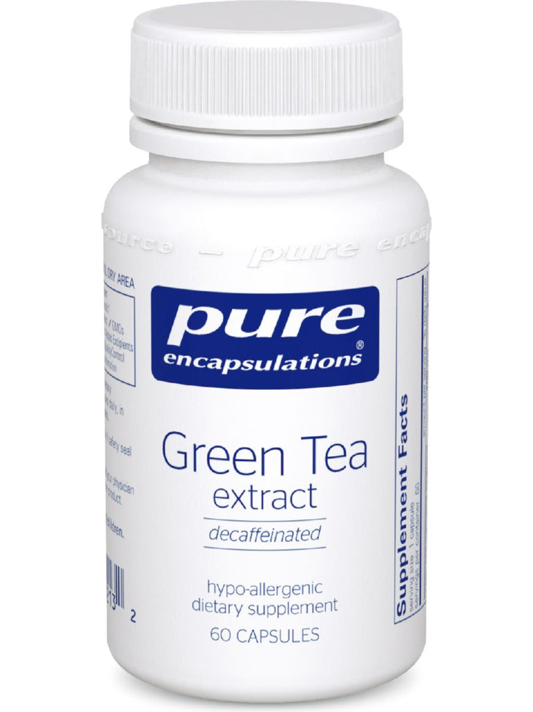 Pure Encapsulations, Green Tea extract (decaffeinated), 60 vcaps