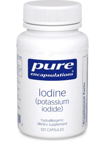 Pure Encapsulations, Iodine (potassium iodide), 120 caps