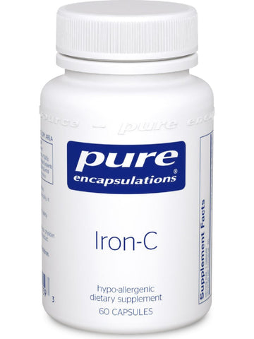 Pure Encapsulations, Iron-C, 60 vcaps