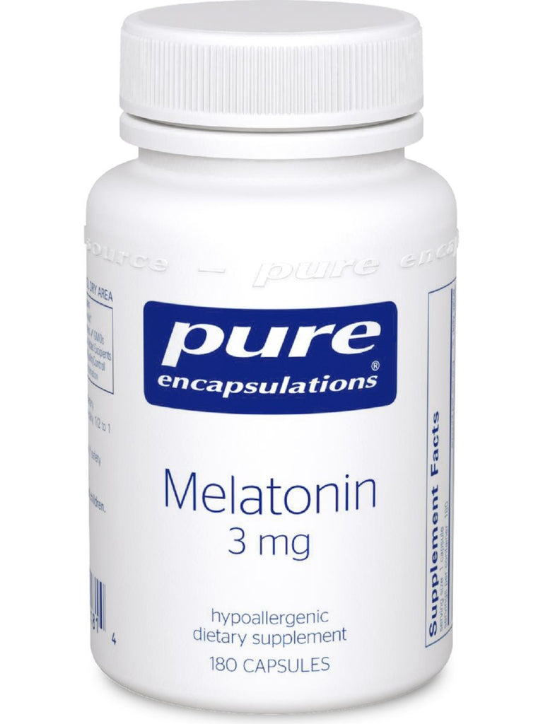 Pure Encapsulations, Melatonin, 3 mg, 180 vcaps