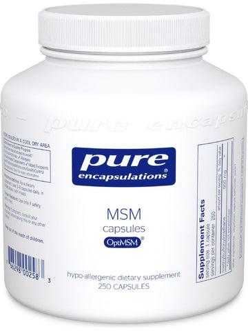 Pure Encapsulations, MSM, 850 mg, 250 vcaps