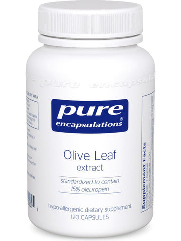 Pure Encapsulations, Olive Leaf extract, 120 vcaps