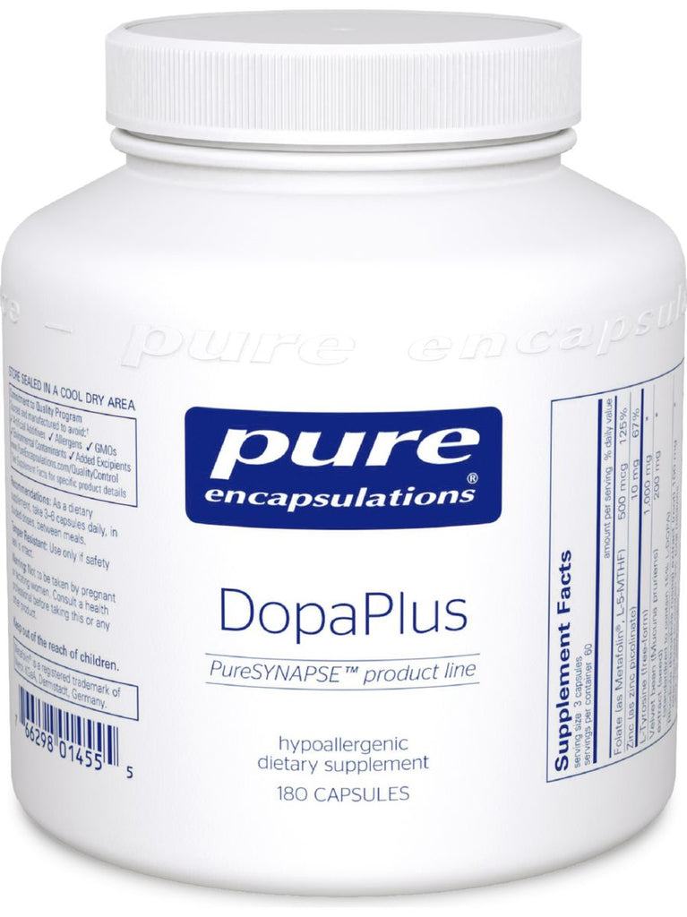 Pure Encapsulations, DopaPlus, 180 caps