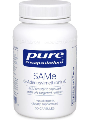 Pure Encapsulations, SAMe (S-Adenosylmethionine), 60 caps