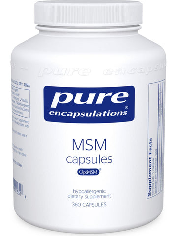 Pure Encapsulations, MSM, 360 caps