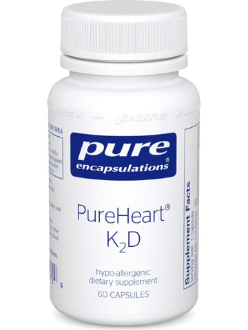 Pure Encapsulations, PureHeart K2D, 60 caps