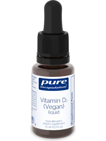 Pure Encapsulations, Vitamin D3 Liquid Vegan, 0.3 fl oz