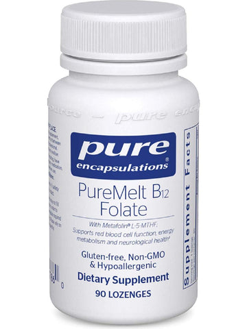Pure Encapsulations, PureMelt B12 Folate, 90 lozenges