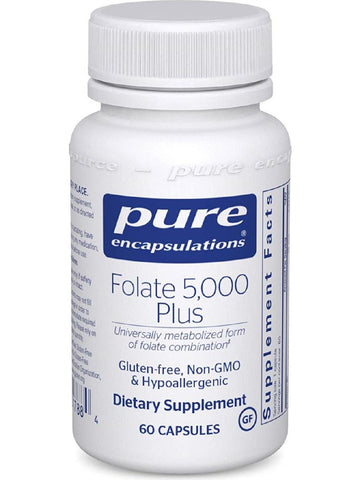 Pure Encapsulations, Folate 5000 Plus, 60 caps