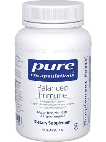 Pure Encapsulations, Balanced Immune, 60 caps