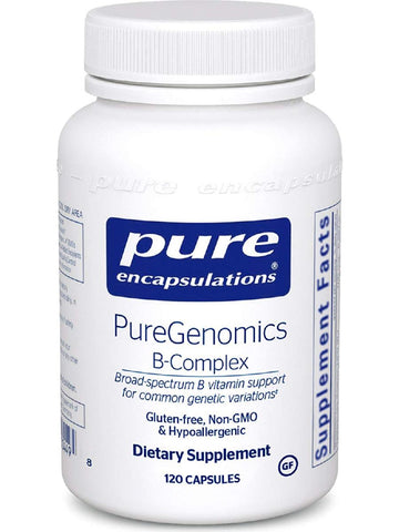 Pure Encapsulations, PureGenomics B-Complex, 120 caps