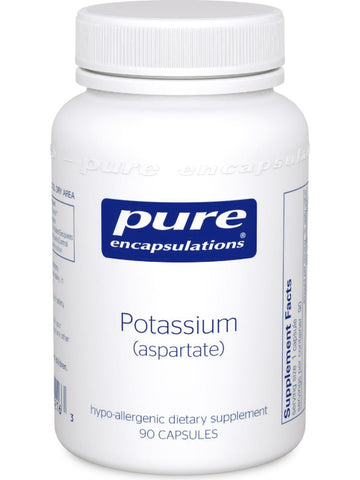 Pure Encapsulations, Potassium (aspartate), 90 vcaps