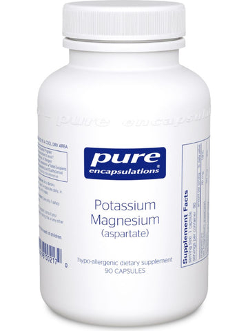 Pure Encapsulations, Potassium Magnesium (aspartate), 90 vcaps