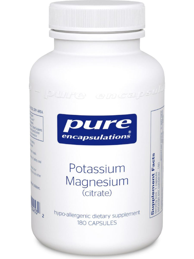 Pure Encapsulations, Potassium Magnesium (citrate), 180 vcaps