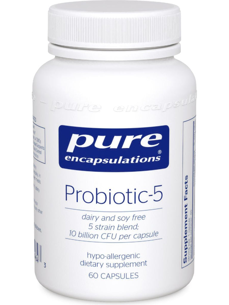 Pure Encapsulations, Probiotic-5 (dairy-free), 60 vcaps