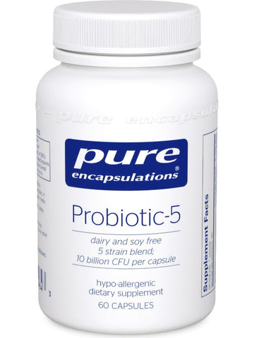 Pure Encapsulations, Probiotic-5 (dairy-free), 60 vcaps