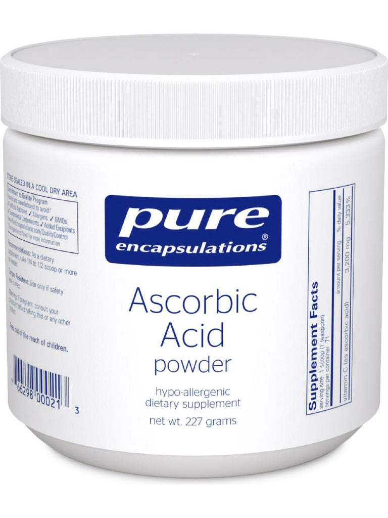 Pure Encapsulations, Pure Ascorbic Acid powder, 227 gms