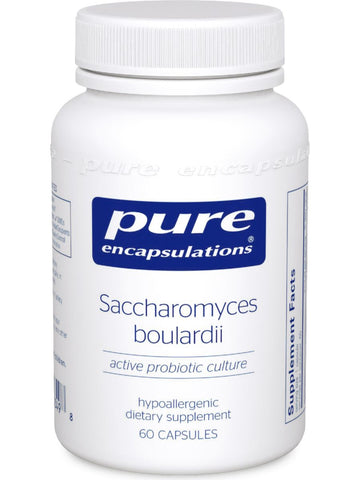Pure Encapsulations, Saccharomyces boulardii, 60 vcaps