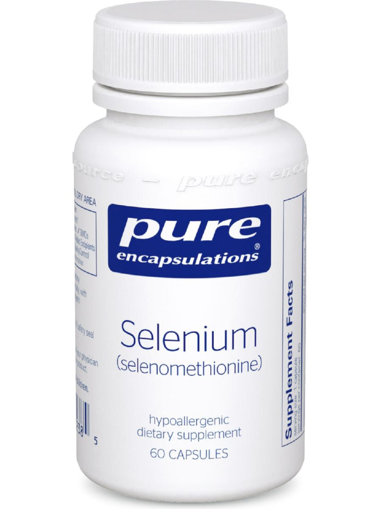 Pure Encapsulations, Selenium 200 mcg, 60 vcaps