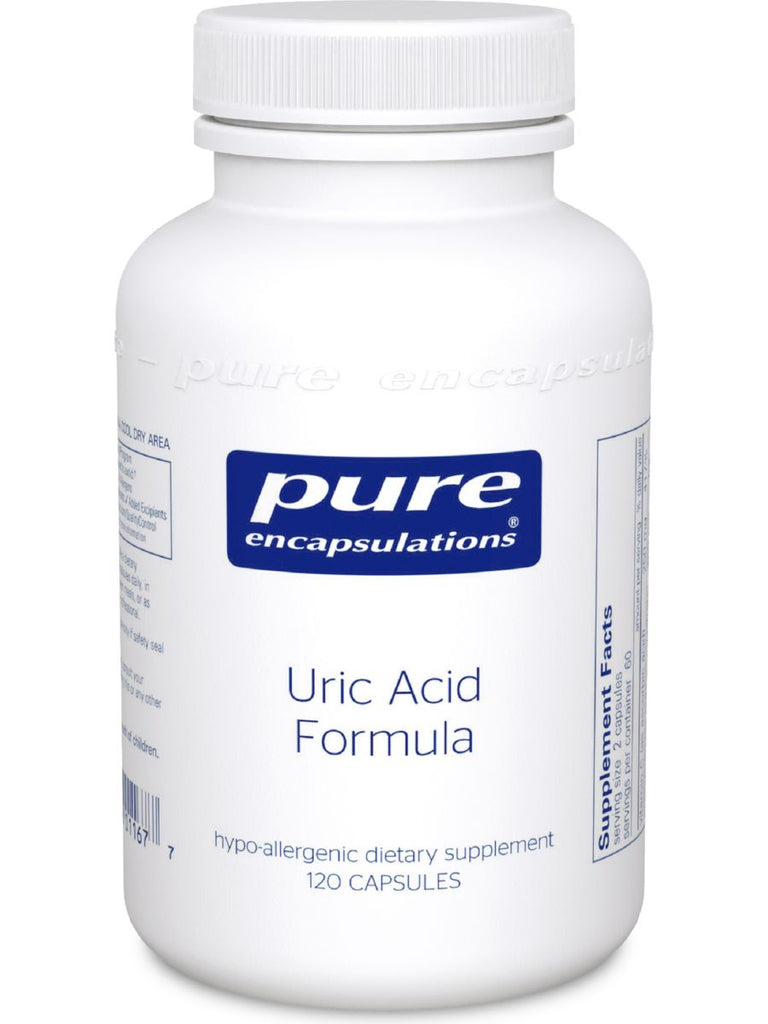 Pure Encapsulations, Uric Acid Formula, 120 vcaps