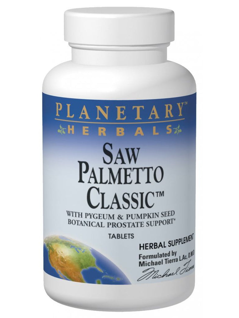 Planetary Herbals, Saw Palmetto Classic, 90 ct