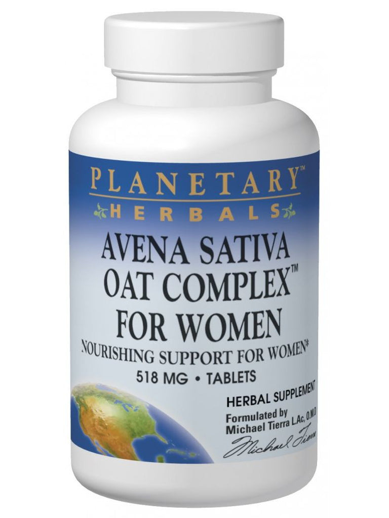 Planetary Herbals, Avena Sativa Oat Complex for Women, 200 ct
