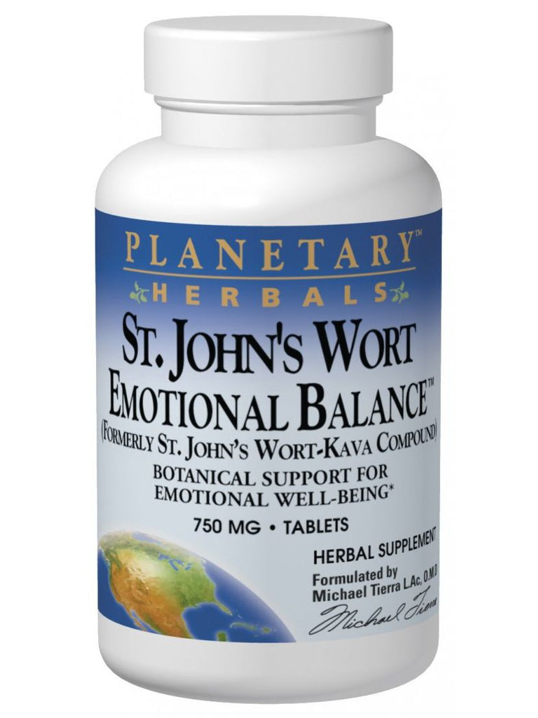 St. John's Wort Emotional Balance, 60 ct, Planetary Herbals