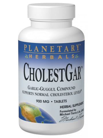Planetary Herbals, CholestGar Garlic-Guggul Compound, 120 ct