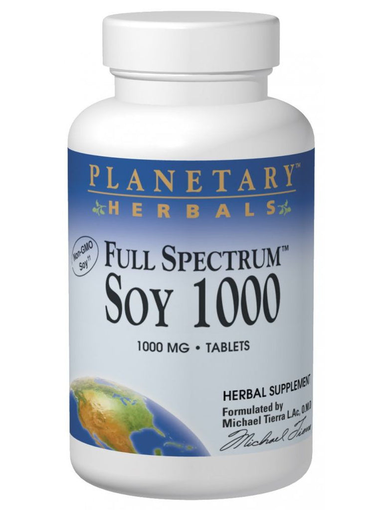 Planetary Herbals, Soy 1000 Full Spectrum, 120 ct