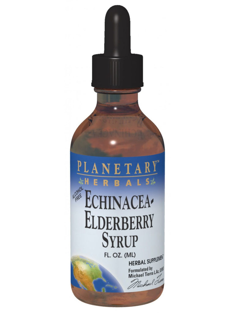 Planetary Herbals, Echinacea-Elderberry Syrup, 2 oz
