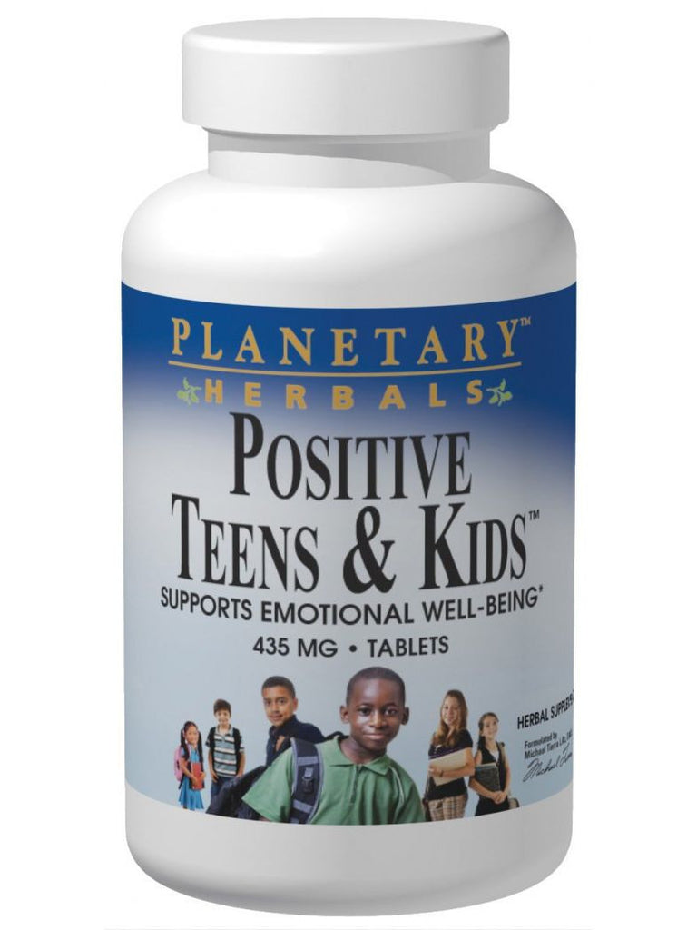 Planetary Herbals, Positive Teens & Kids, 120 ct