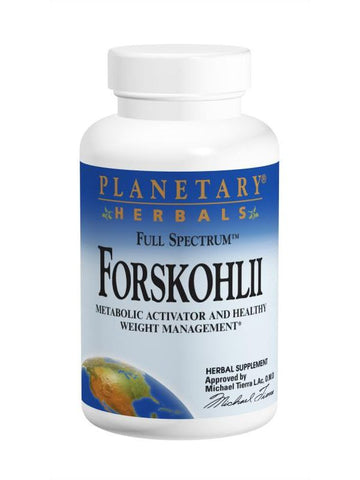 Planetary Herbals, Forskohlii Full Spectrum 130mg, 60 ct