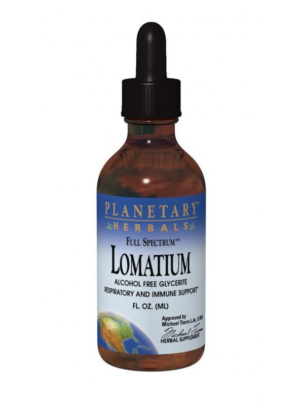 Planetary Herbals, Lomatium Full Spectrum Glycerite, 2 oz