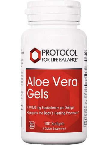Protocol For Life Balance, Aloe Vera Gels, 100 Softgels