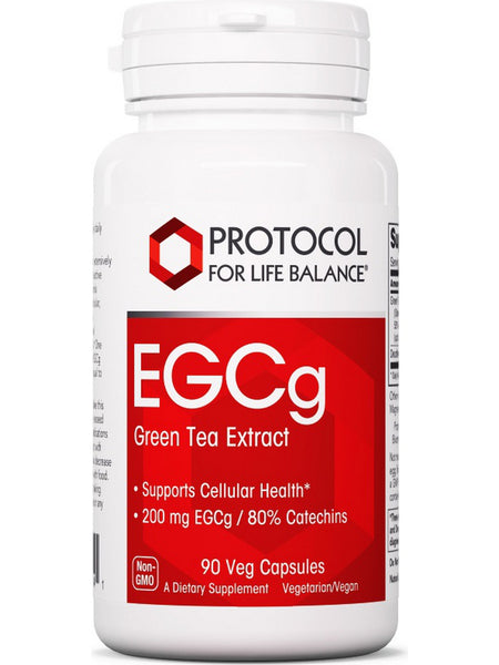 Protocol For Life Balance, EGCg, Green Tea Extract, 200 mg, 90 Veg Capsules
