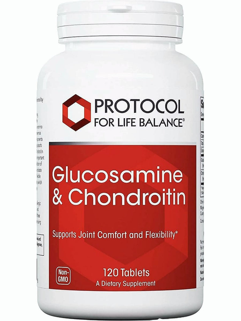 Protocol For Life Balance, Glucosamine & Chondroitin, 120 Tablets