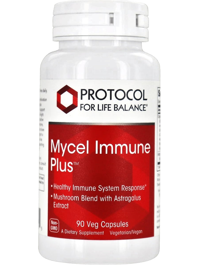 Protocol For Life Balance, Mycel Immune Plus, 90 Veg Capsules
